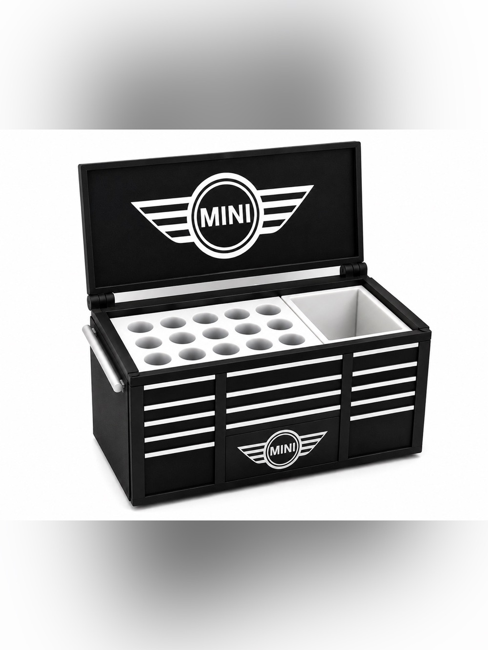Mini Cooper Mini Toolbox Pen And Trinket Holder Desk Top Organizer